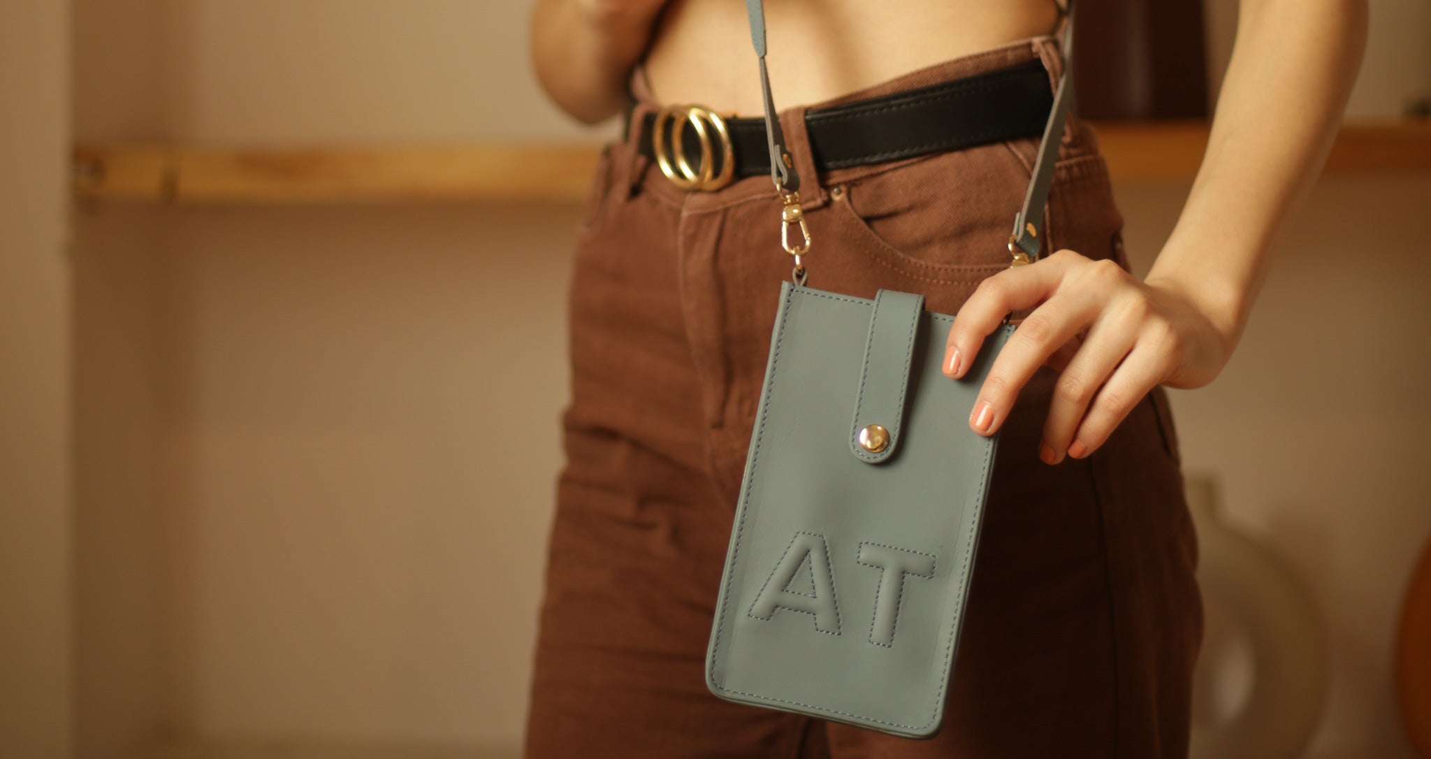Mila Full Grain Leather Crossbody