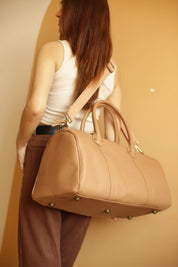 Atlas Full Grain Calf Leather Weekender Bag