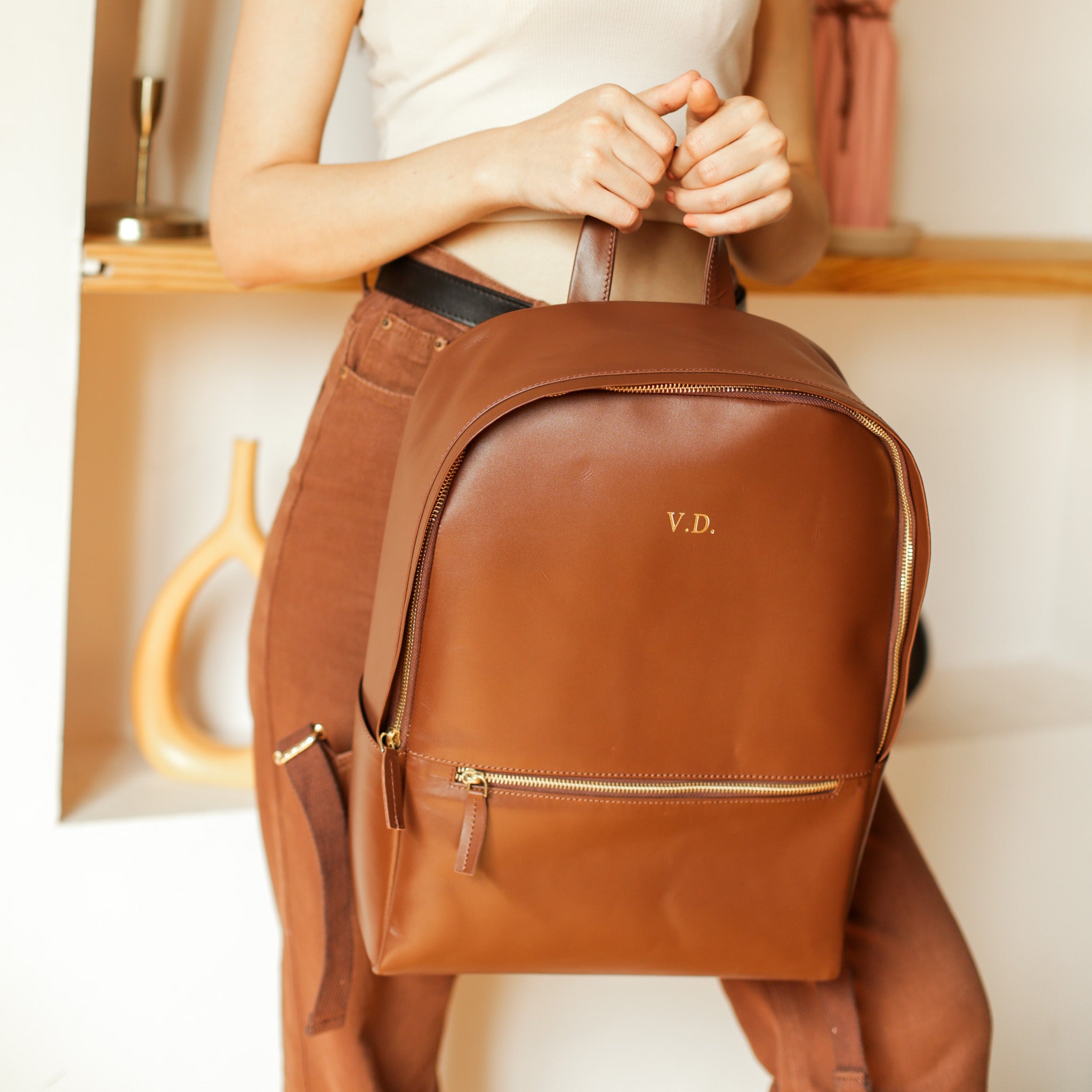 Jamie Full Grain Backpacks