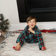 Men's Christmas Flannel Pajamas Family Matching Christmas Pajamas Set