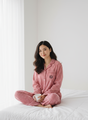 Seersucker Long Sleeve & Pants Pajamas