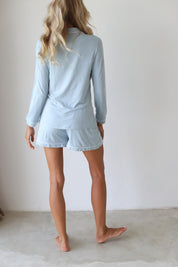 Dusty Blue Phoebe Jersey Springster Pajamas
