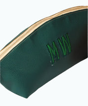 Eden Vegan Pebbled Leather Makeup Bag