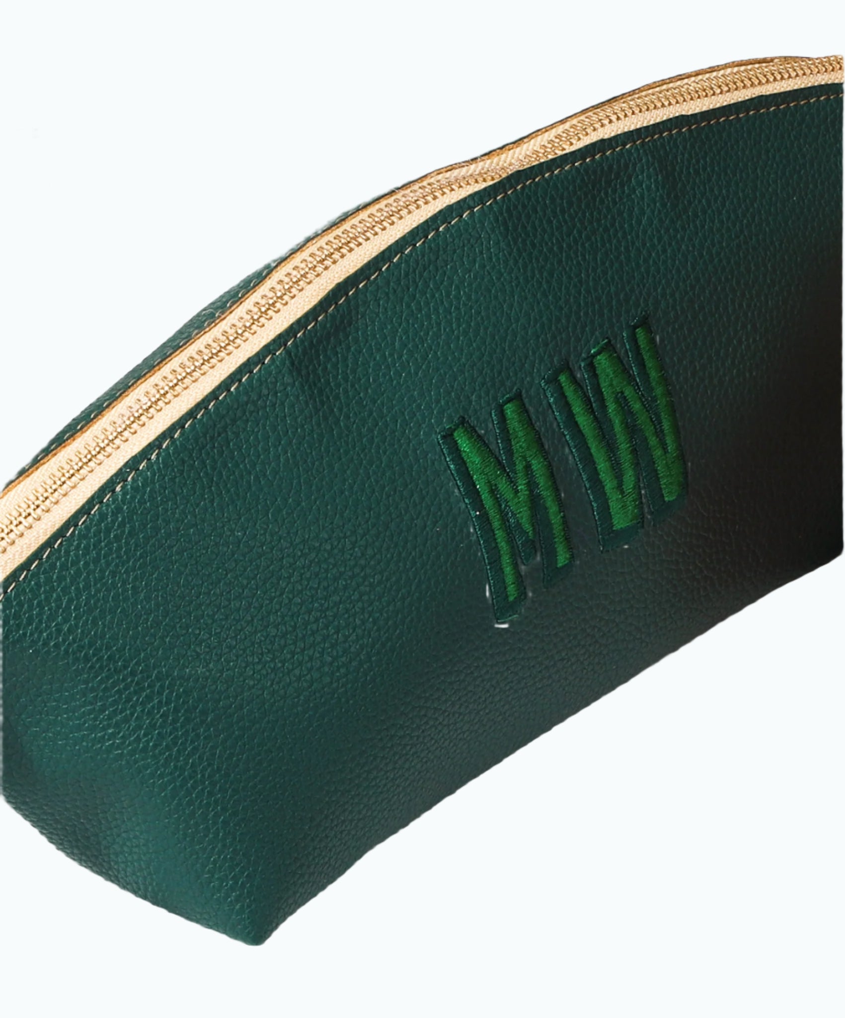 Eden Vegan Pebbled Leather Makeup Bag