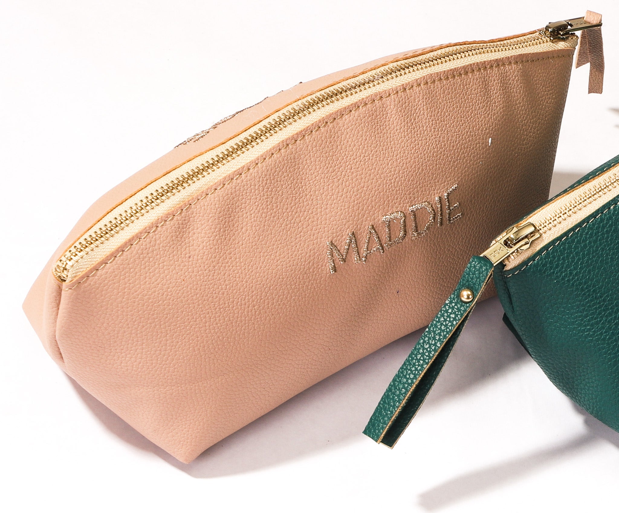 Eden Vegan Pebbled Leather Makeup Bag