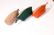 Eden Vegan Pebbled Leather Makeup Bag