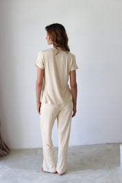 Ecru Phoebe Jersey Midnight Pajamas