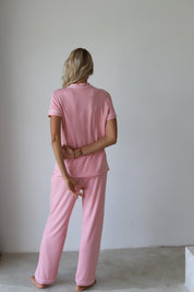Baby Pink Phoebe Jersey Midnight Pajamas