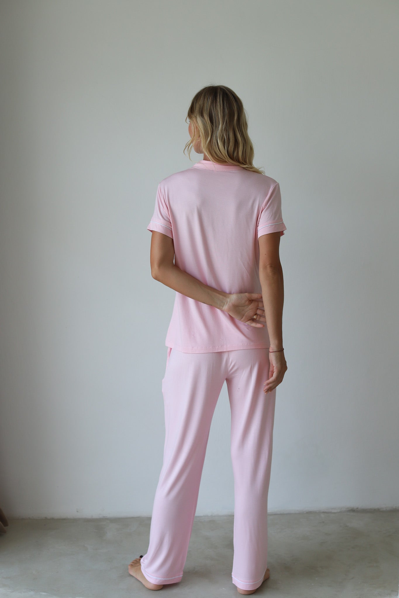 Blush Phoebe Jersey Midnight Pajamas