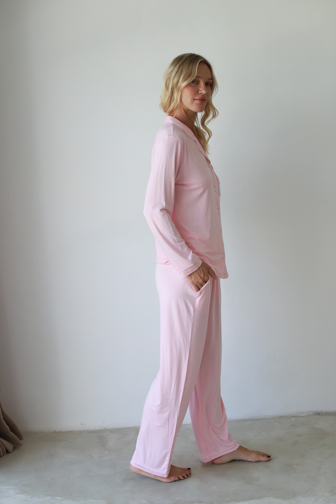 Blush Phoebe Jersey Winterland Pajamas
