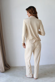 Ecru Phoebe Jersey Winterland Pajamas