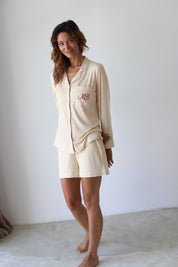 Ecru Phoebe Jersey Springster Pajamas