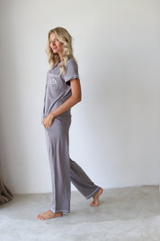 Grey Phoebe Jersey Winterland Pajamas