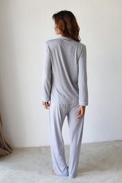 Grey Phoebe Jersey Winterland Pajamas