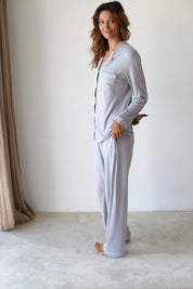 Grey Phoebe Jersey Winterland Pajamas