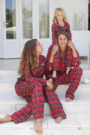 Christmas Flannel Pajamas Family Matching Christmas Pajamas Set Customized Pajamas Personalized Pjs