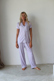 Lavender Phoebe Jersey Midnight Pajamas