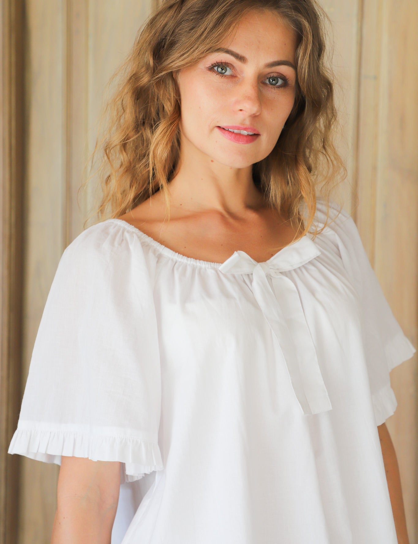 Whispering Willow Shortie Cotton Pajama Set