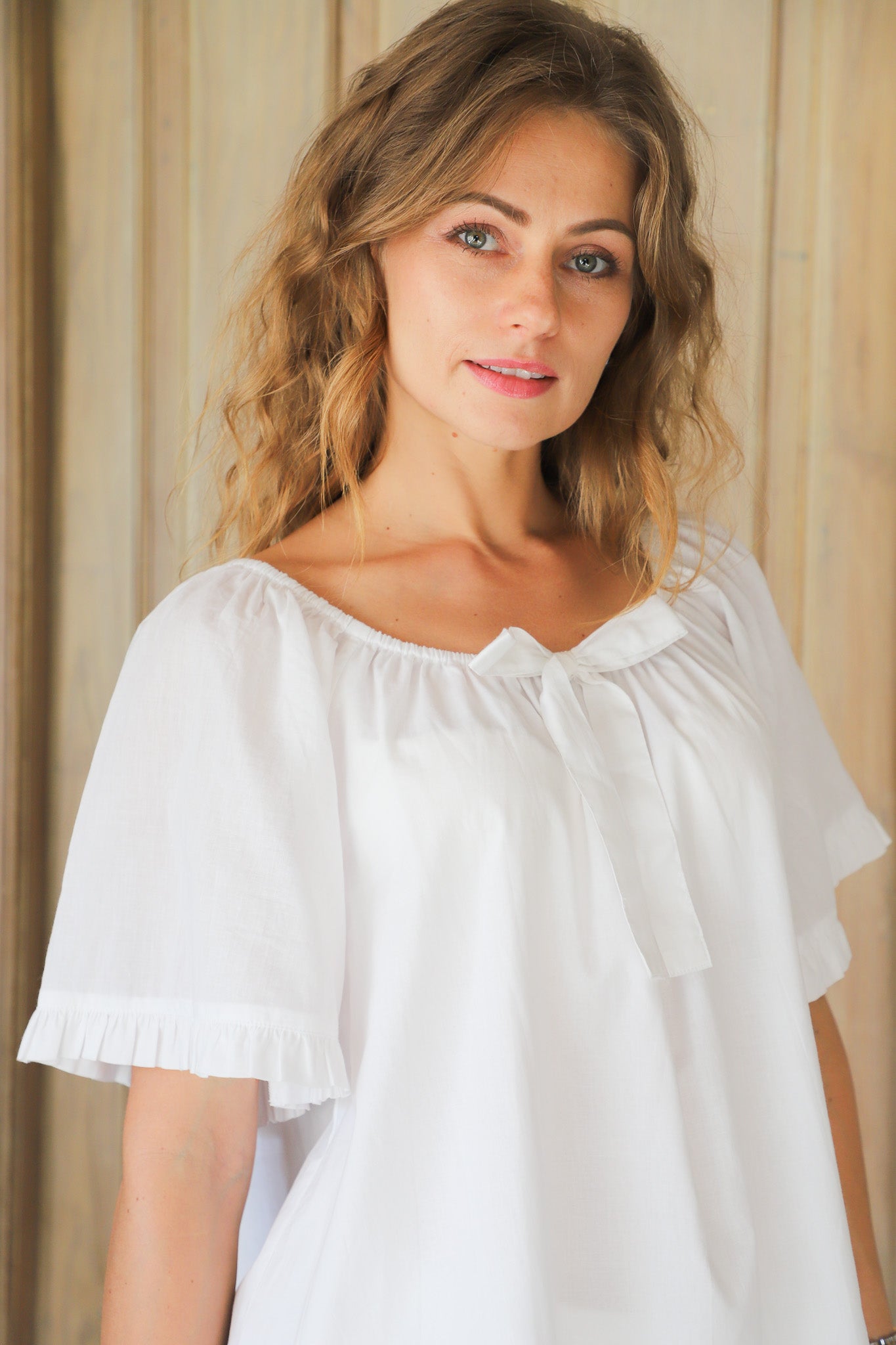 Whispering Willow Shortie Cotton Pajama Set
