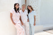 Pink Rose Satin Midnight Pajamas