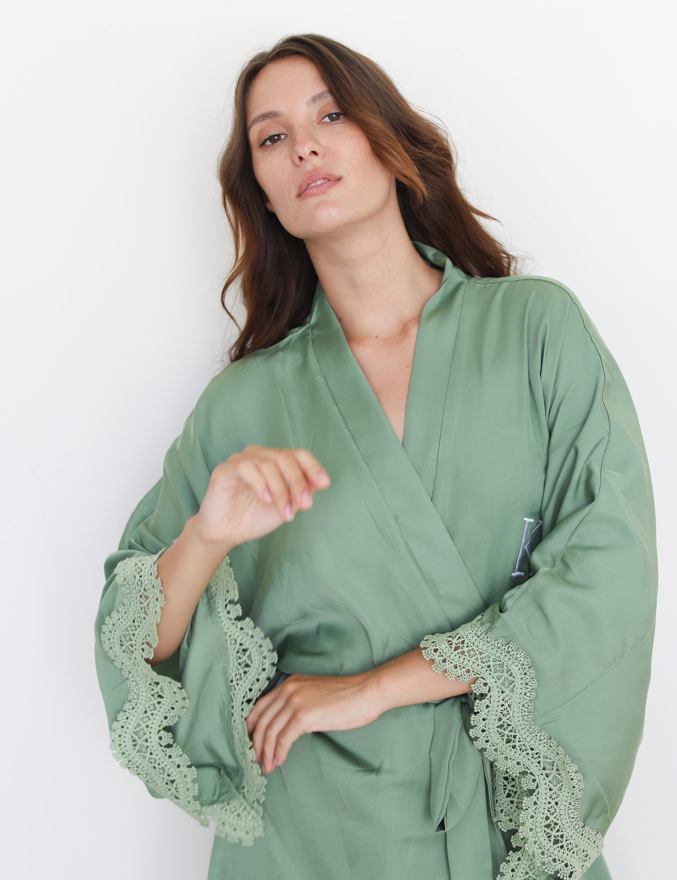 The Lace Whisper Robe