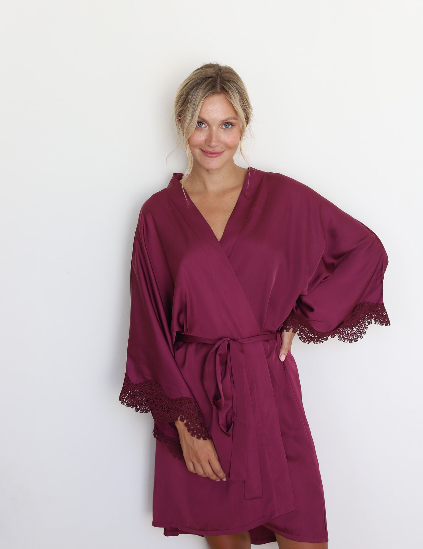 The Lace Whisper Robe