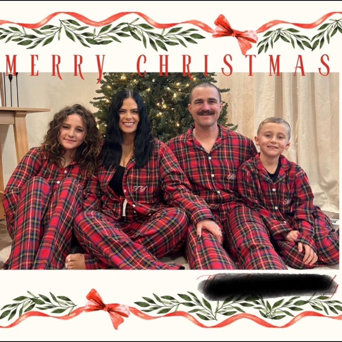 Christmas Flannel Pajamas Family Matching Christmas Pajamas Set Customized Pajamas Personalized Pjs