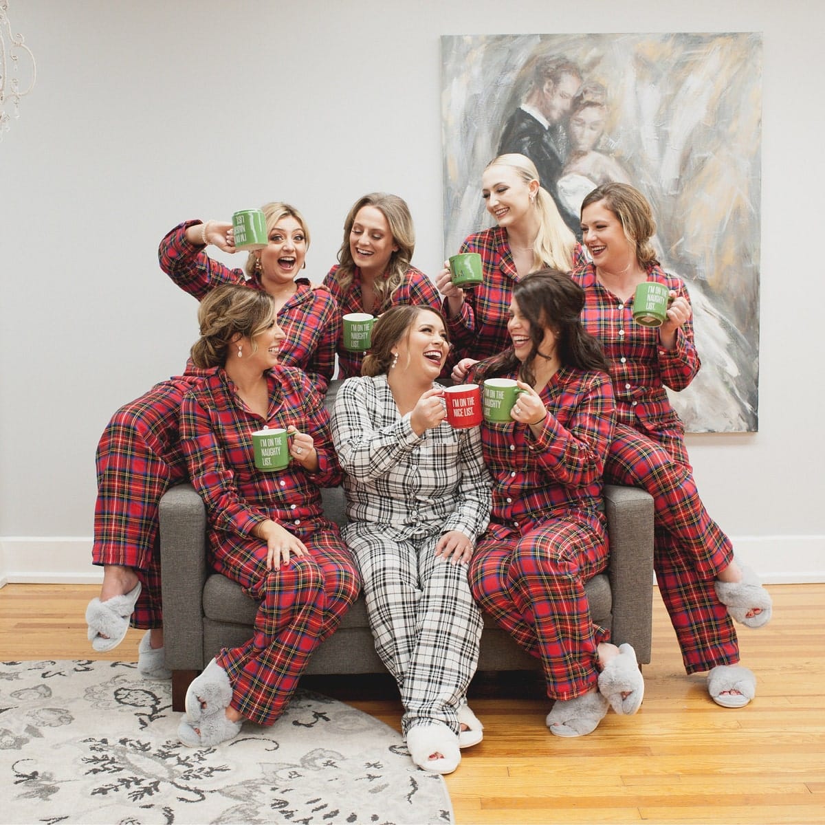 Christmas Flannel Pajamas Family Matching Christmas Pajamas Set Customized Pajamas Personalized Pjs