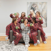 Christmas Flannel Pajamas Family Matching Christmas Pajamas Set Customized Pajamas Personalized Pjs