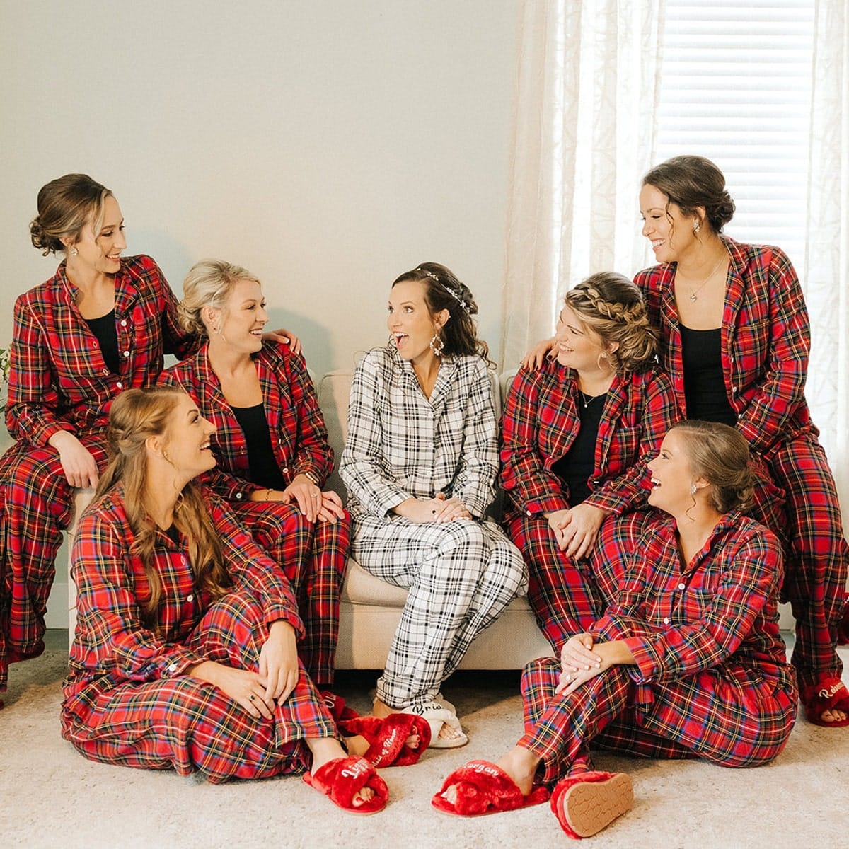Christmas Flannel Pajamas Family Matching Christmas Pajamas Set Customized Pajamas Personalized Pjs